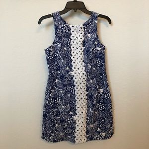 Lilly Pulitzer for Target shift dress blue white